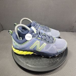 Boys Sz 6.5 Midnight Blue New Balance 610v5 Trail Running Shoes